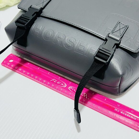 Burberry Leather Horseferry Debossed Logo Messenger Bag Small 8L NWT $1,550 - Picture 12 of 15